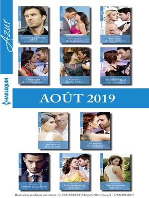 cover image of 11 romans Azur + 1 gratuit (n°4114 à 4124--Août 2019)